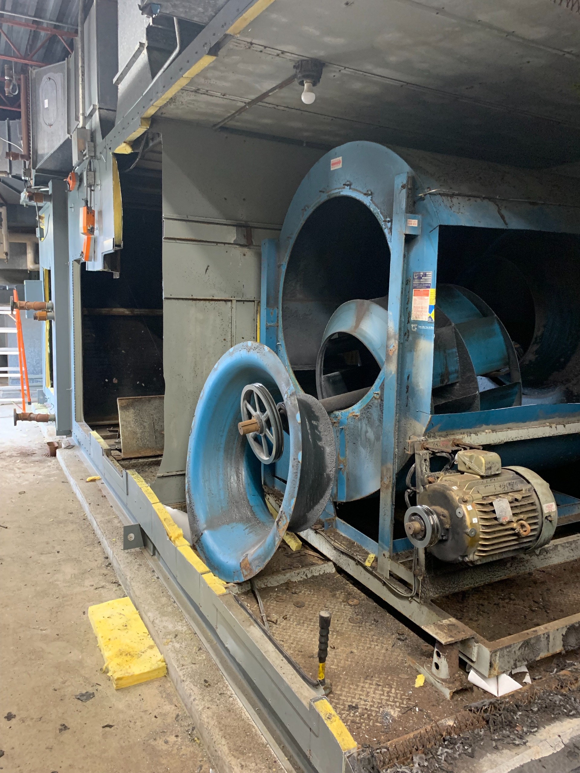 Air handler unit demolition